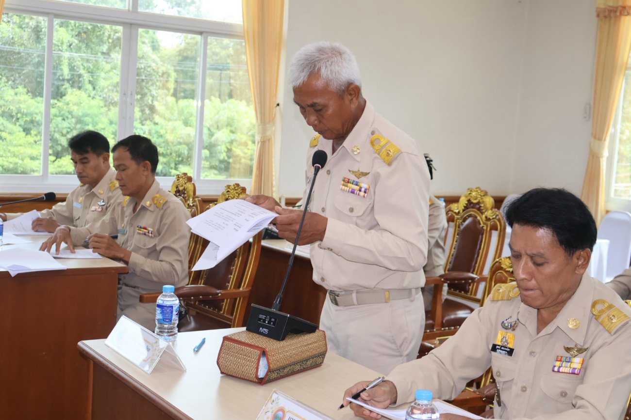 การประชุมสภาเทศบาลตำบลเสิงสาง สมัยสามัญ  สมัยที่ 3  ครั้งที่ 2 ประจำปี 2569 ณ ห้องประชุมสภาเทศบาลเทศบาลตำบลเสิงสาง 31 สิงหาคม 2569